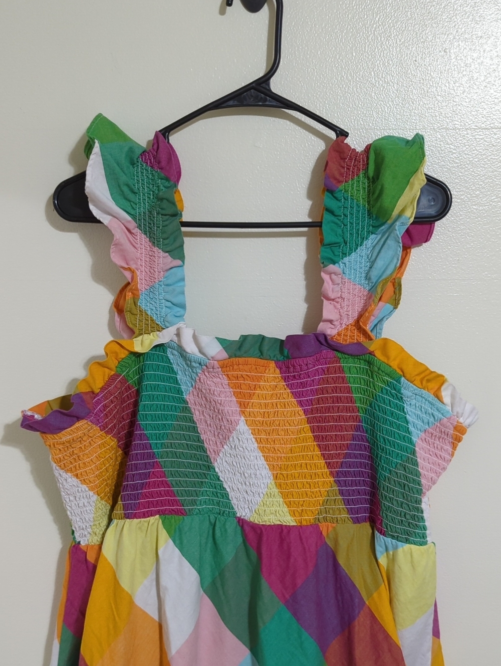 Crown & Ivy Plaid Smocked Dress - Picture 3 of 7
